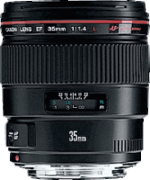 image objectif Canon 35 EF 35mm f/1.4L USM
