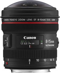image objectif Canon 8-15 EF 8-15mm f/4L Fisheye USM pour Canon