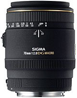 image objectif Sigma 70 70mm F2.8 DG EX MACRO pour minolta