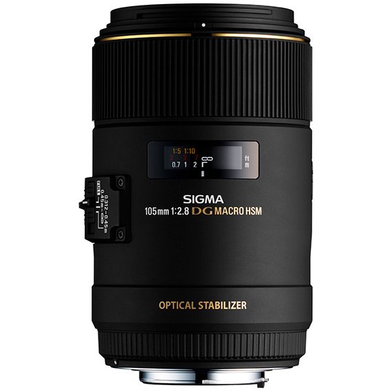 image objectif Sigma 105 MACRO 105mm F2.8 EX DG OS HSM