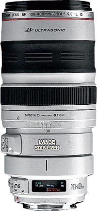image objectif Canon 100-400 EF 100-400mm f/4.5-5.6L IS USM pour Canon